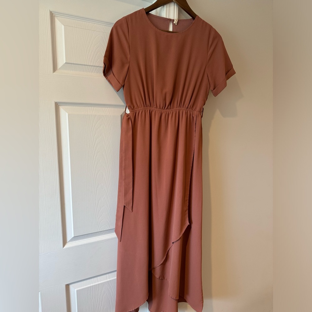 Roolee Mauve Midi Dress | Size Small | Worn Once | Like New